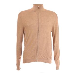 Gant Mens Extrafine Merino Wool Full Zip Cardigan / Sand